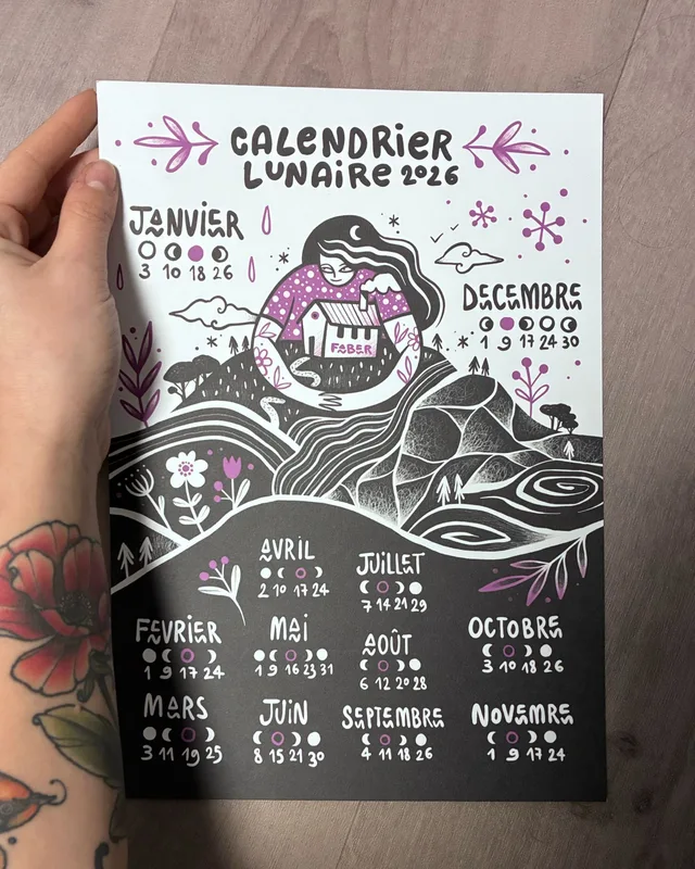 Calendrier lunaire 2026