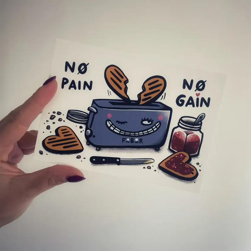 Carte postale NO pain NO gain